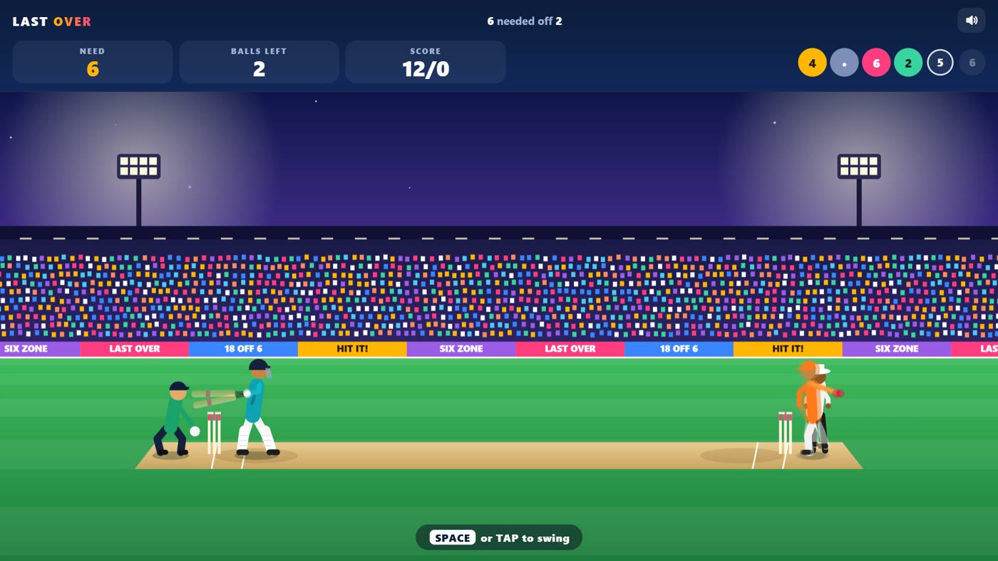 The Last Over cricket game it built