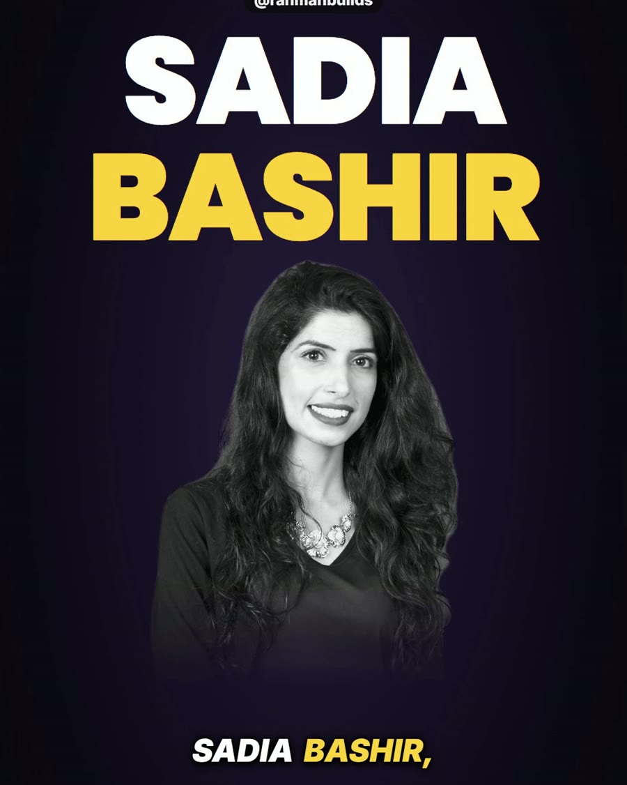 Sadia Bashir, from reel 57 (her Forbes portrait, courtesy of Sadia Bashir)