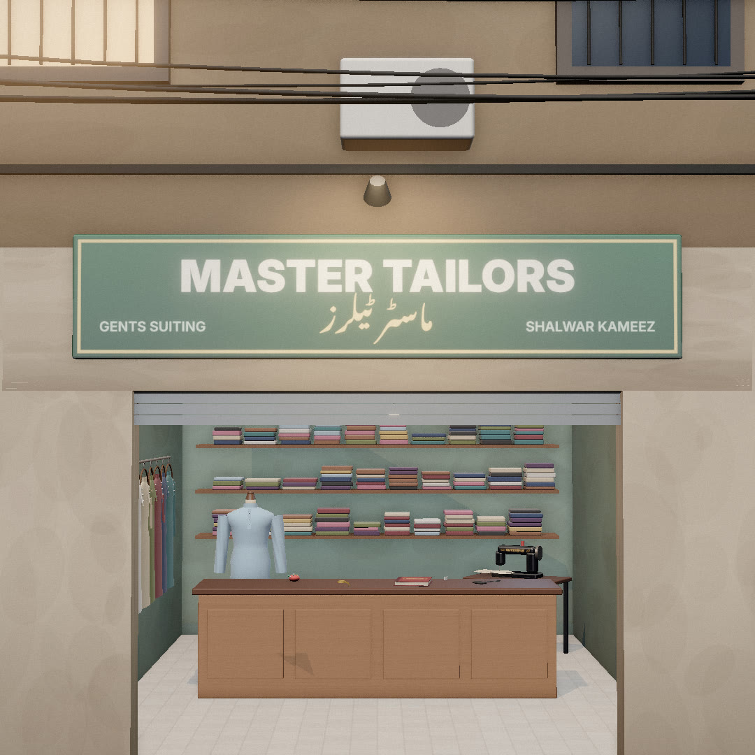 The Master Tailors shop from reel #63
